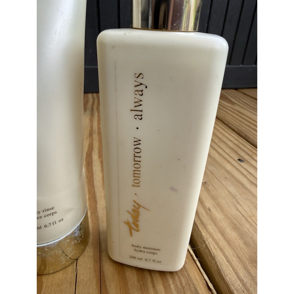 Vintage 2004 Avon Today Tomorrow Always Body Rinse & Body Moisture Damaged Lid - Picture 2 of 9